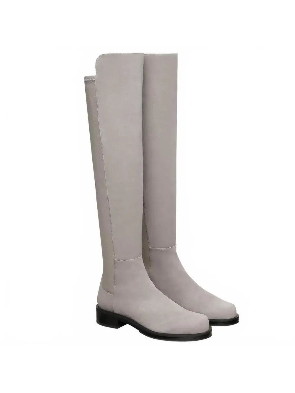 Stuart Weitzman 5050 Bold Boots Over-The-Knee OTK Boots Flannel Gray Size 6